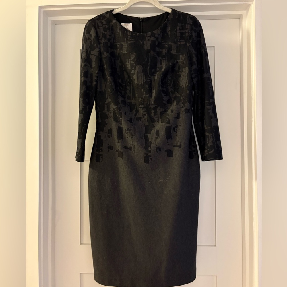 Suzy Chin- Maggie Boutique Grey with black  Dress